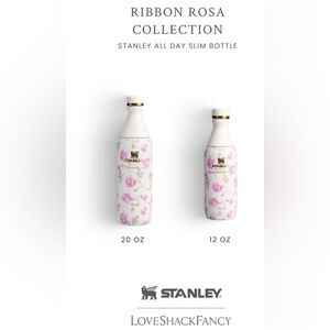 Love Shack Fancy x Stanley 20oz Ribbon Rosa